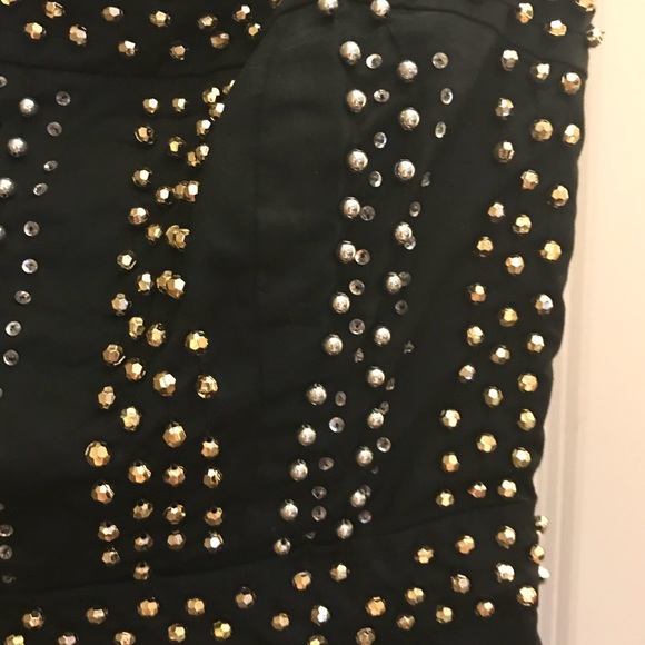 French Connection Strapless Beaded Party Dress - Picture 3 of 5